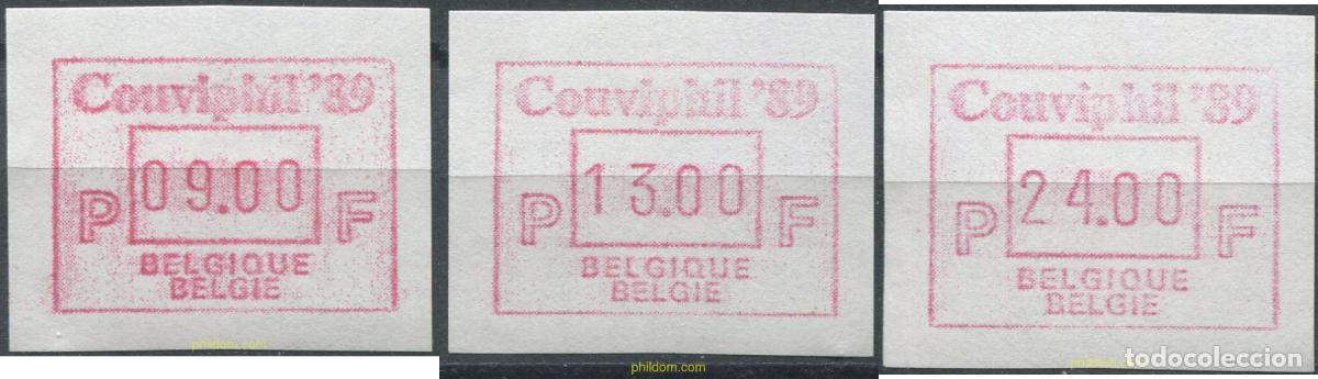 Sellos: 683372 MNH BELGICA 1989 COUVIPHIL 89. EXPOSICION FILATELICA NACIONAL
