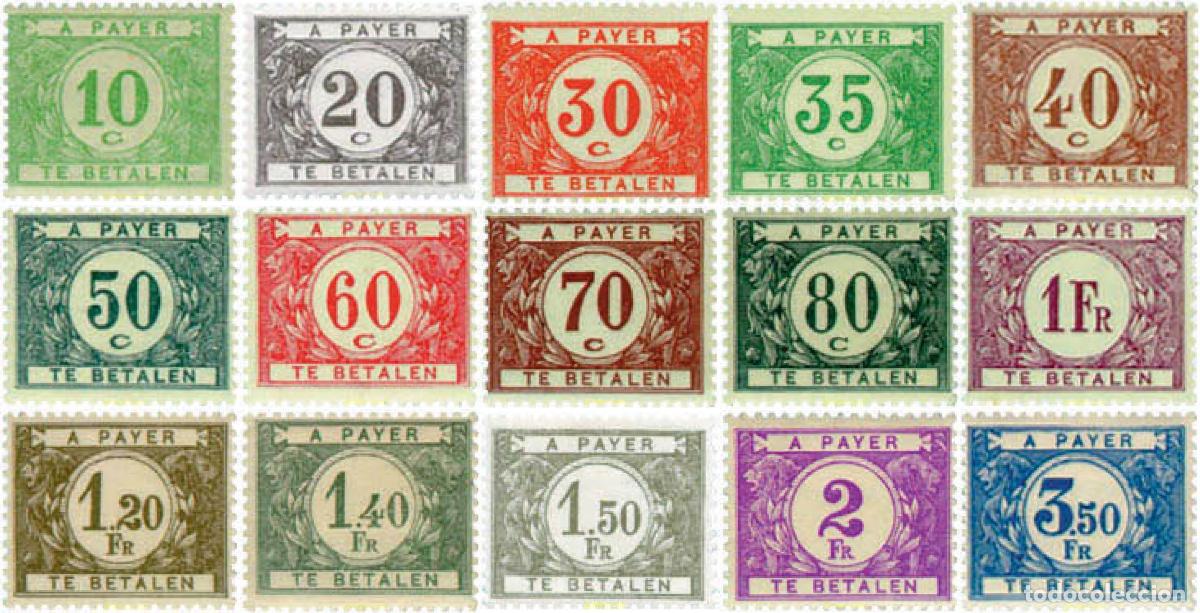 Sellos: 291769 HINGED BELGICA 1922 CIFRAS