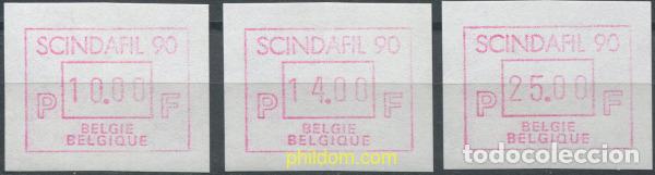 Sellos: 683379 MNH BELGICA 1990 SCINDAFIL 90. EXPOSICION FILATELICA