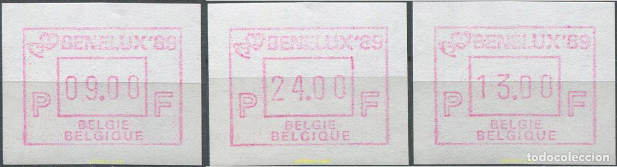 Sellos: 683373 MNH BELGICA 1989 BENELUX 89. EXPOSICION FILATELICA