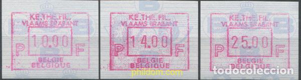 Sellos: 683383 MNH BELGICA 1990 KE.THE.FIL. EXPOSICION FILATELICA