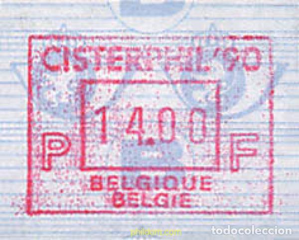 Sellos: 85208 MNH BELGICA 1990 CISTERPHIL 90. EXPOSICION FILATELICA