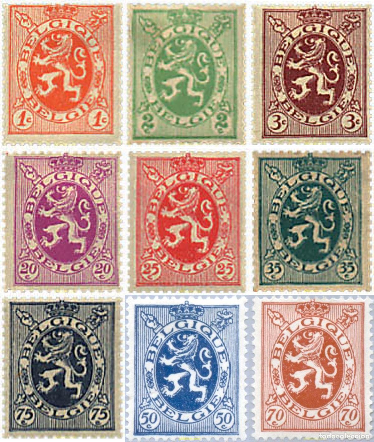 Sellos: 290959 HINGED BELGICA 1929 LEON HERALDICO