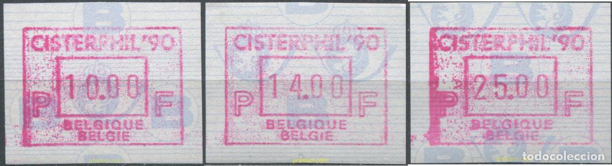 Sellos: 683378 MNH BELGICA 1990 CISTERPHIL 90. EXPOSICION FILATELICA