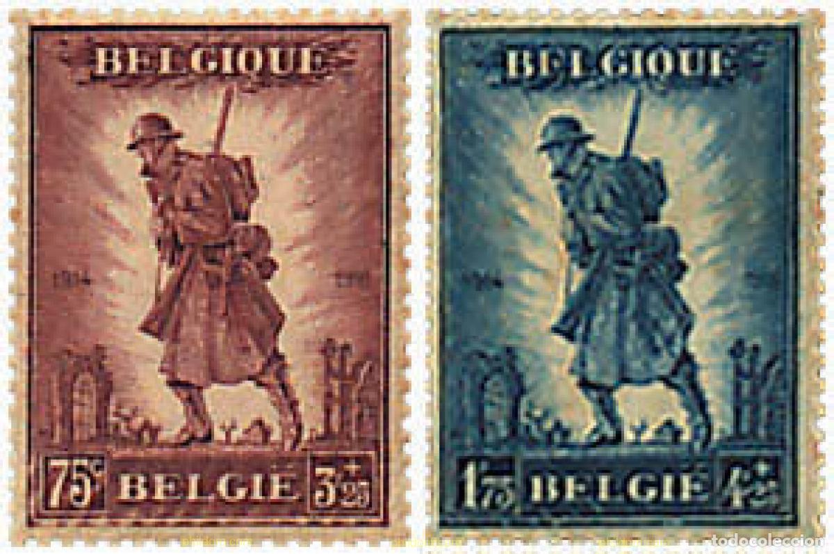 Sellos: 290973 HINGED BELGICA 1932 PRO MONUMENTO A LA GLORIA DE LA INFANTERIA
