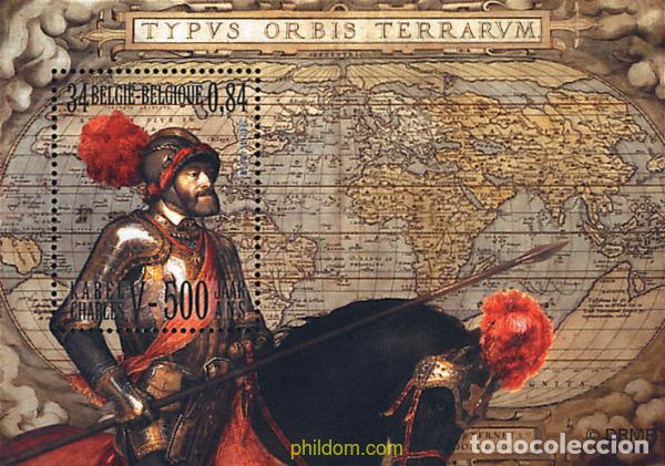 Sellos: 87594 MNH BELGICA 2000 500 ANIVERSARIO DEL NACIMIENTO DE CARLOS V