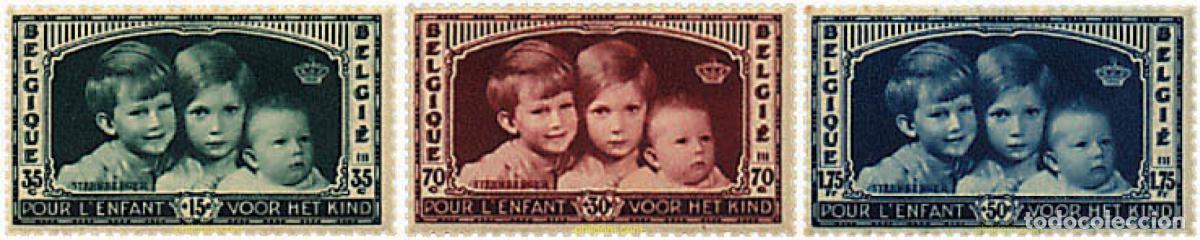 Sellos: 87288 MNH BELGICA 1935 PRO OBRAS BENEFICAS DE LA REINA ASTRID