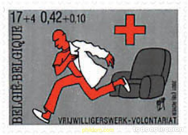 Sellos: 87404 MNH BELGICA 2001 PRO CRUZ ROJA