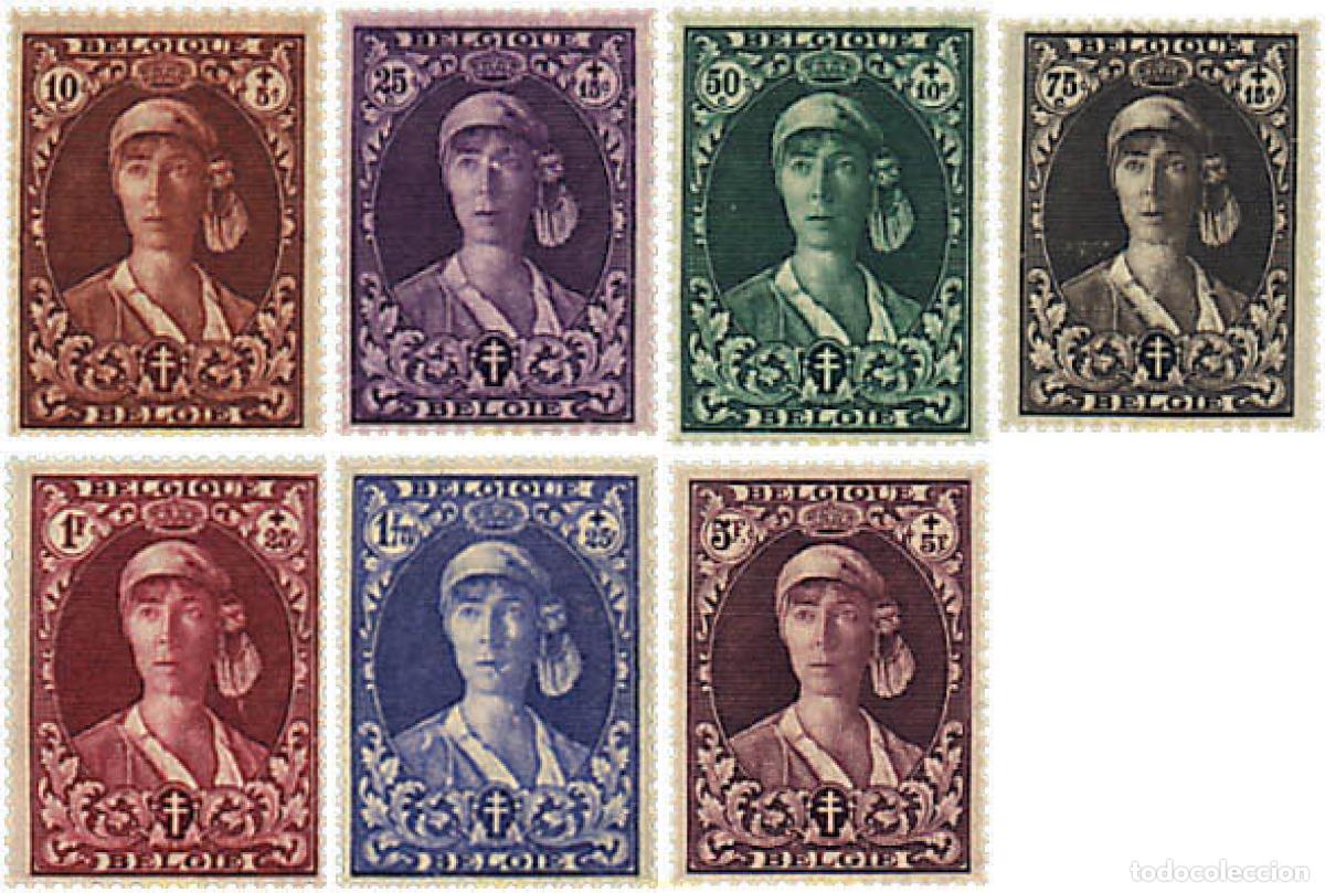 Sellos: 87272 MNH BELGICA 1931 ANTITUBERCULOSIS. REINA ISABEL
