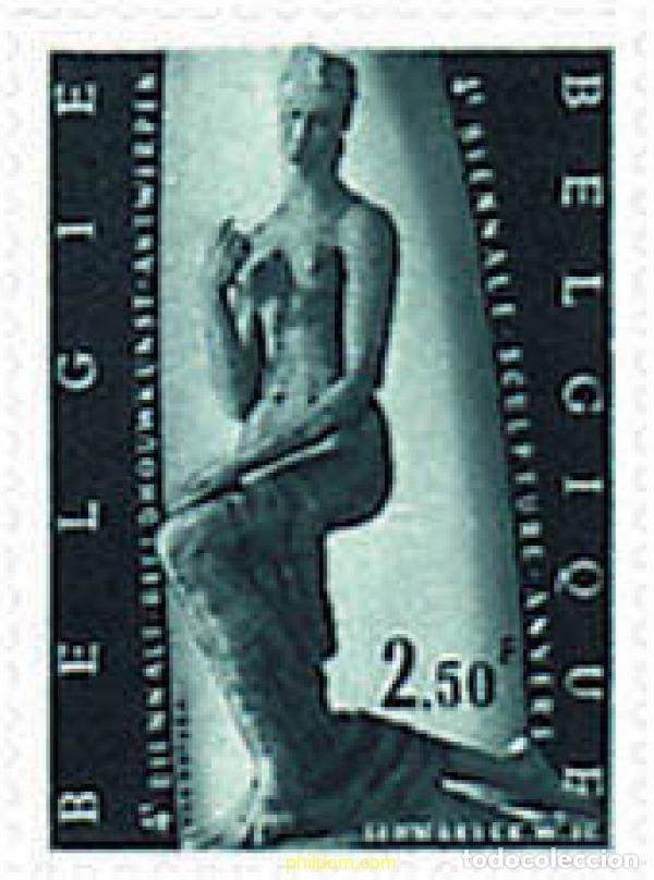 Sellos: 83783 MNH BELGICA 1957 BIENAL DE ESCULTURA EN EL PARQUE MIDDELHEIM DE AMBERES