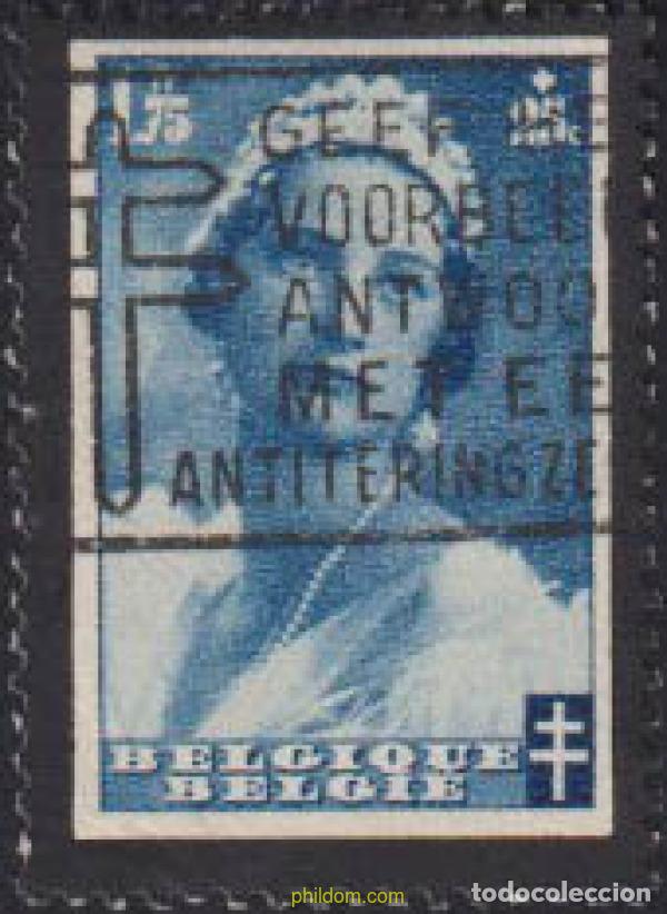 Timbres: 622543 USED BELGICA 1935 ANTITUBERCULOSIS. LUTO POR LA MUERTE DE LA REINA ASTRID