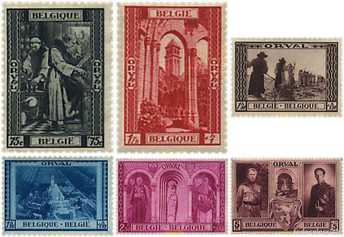 Timbres: 622445 HINGED BELGICA 1939 PRO RECONSTRUCCION DE LA ABADIA DE ORVAL