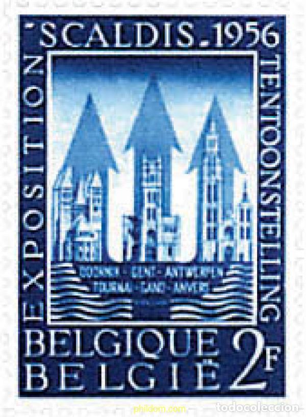 Timbres: 199840 HINGED BELGICA 1956 EXPOSICION SCALDIS