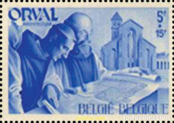 Timbres: 22761 MNH BELGICA 1941 PRO RECONSTRUCCION DE LA BASILICA DE ORVAL