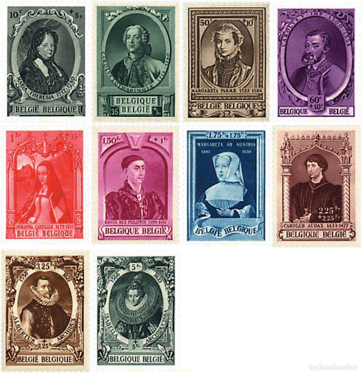Timbres: 84008 MNH BELGICA 1941 PRO SERVICIO SOCIAL A LAS FAMILIAS DE LOS MILITARES
