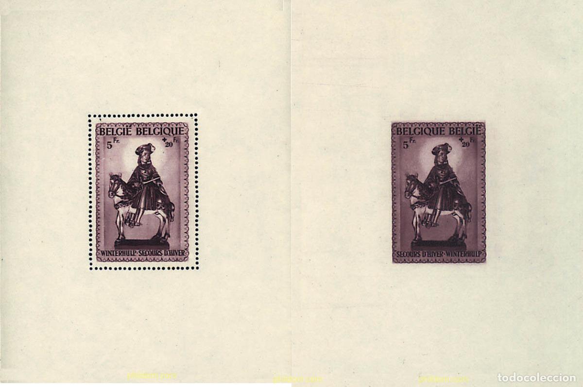 Timbres: 622433 HINGED BELGICA 1942 AUXILIOS DE INVIERNO. ESTATUILLAS DE SAN MARTIN DE COLECCIONES PARTICULA