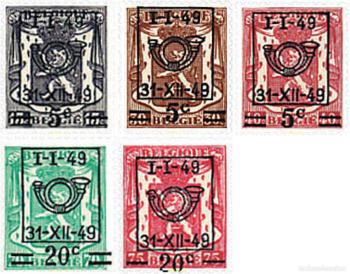 Sellos: 84049 MNH BELGICA 1949 ESCUDO DE ARMAS