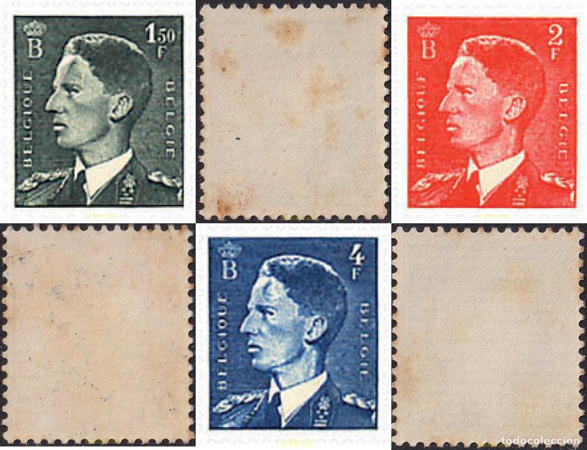 Sellos: 291041 MNH BELGICA 1952 REY BALDUINO