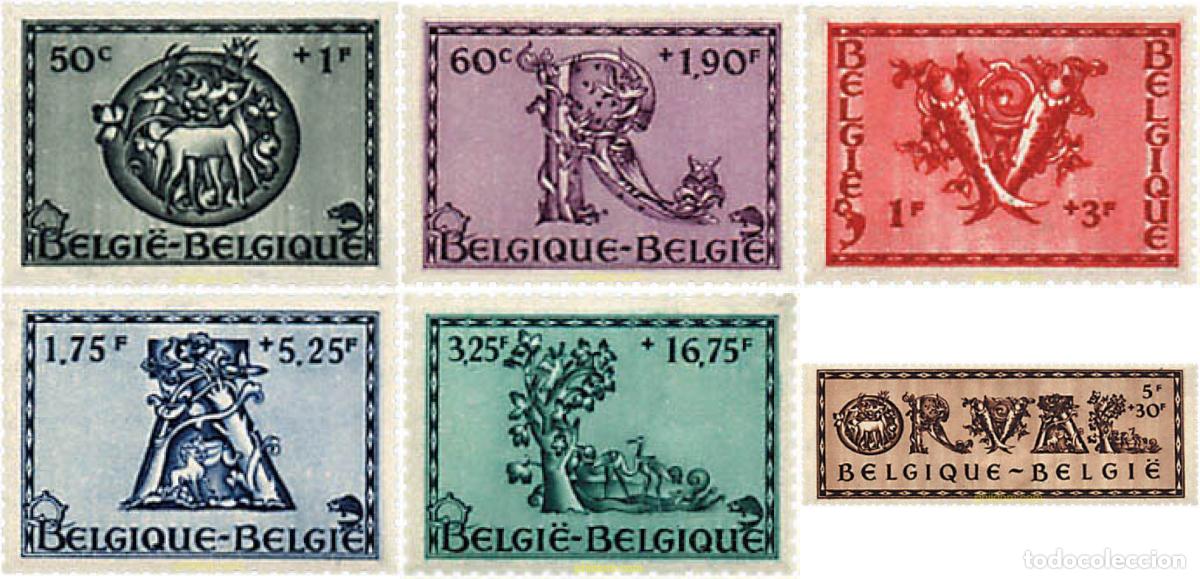 Sellos: 291008 MNH BELGICA 1943 PRO RECONSTRUCCION DE LA BASILICA DE ORVAL