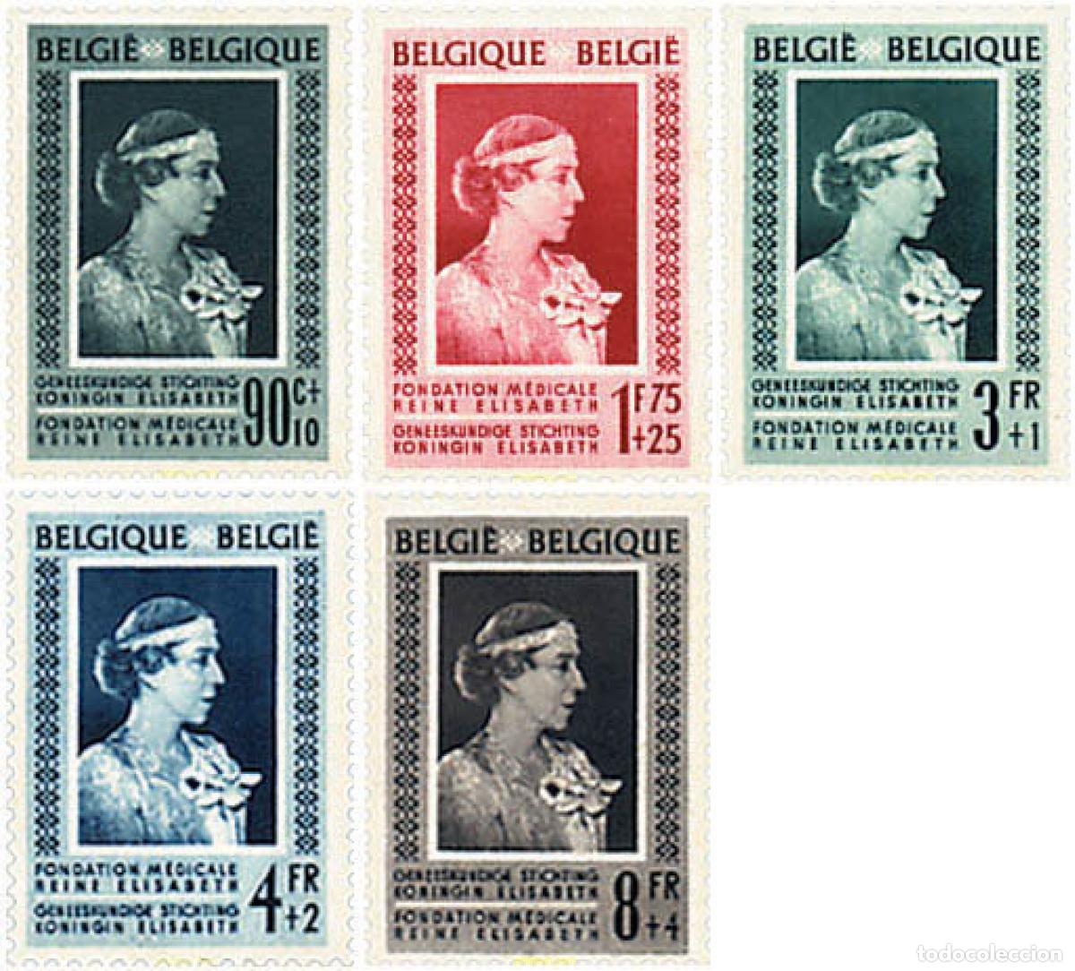 Sellos: 84062 MNH BELGICA 1951 PRO FUNDACION MEDICA REINA ISABEL