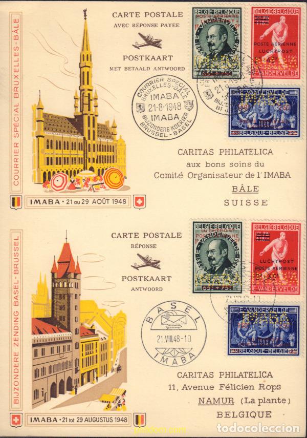 Sellos: 577422 MNH BELGICA 1947 CIPEX. EXPOSICION FILATELICA INTERNACIONAL DE NUEVA YORK DEL CENTENARIO DEL