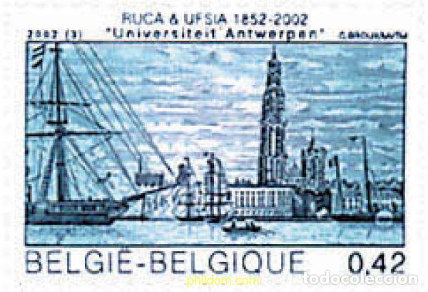 Sellos: 81567 MNH BELGICA 2002 150 ANIVERSARIO DE LA UNIVERSIDAD DE AMBERES