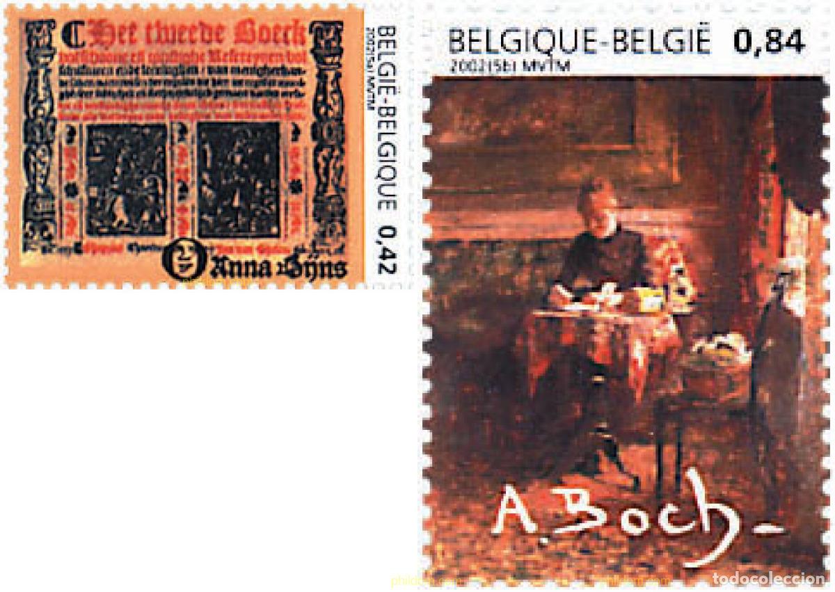 Sellos: 81569 MNH BELGICA 2002 MUJERES Y ARTE