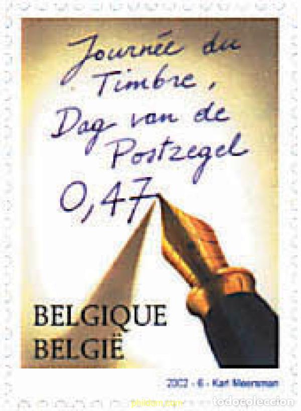 Sellos: 86987 MNH BELGICA 2002 DIA DEL SELLO