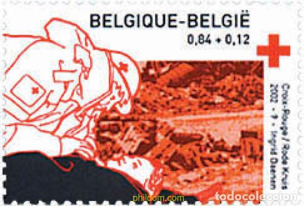 Sellos: 86988 MNH BELGICA 2002 PRO CRUZ ROJA