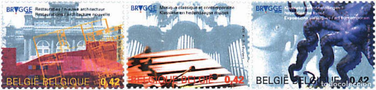 Sellos: 81568 MNH BELGICA 2002 BRUGES 2002, CAPITAL CULTURAL EUROPEA