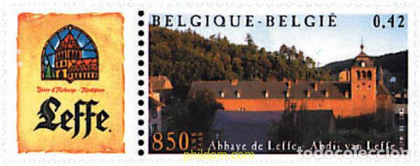 Sellos: 86990 MNH BELGICA 2002 850 ANIVERSARIO DE LA ABADIA DE LEFFE