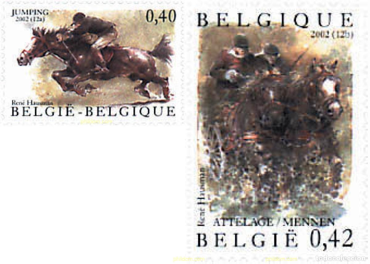 Sellos: 87998 MNH BELGICA 2002 HIPICA