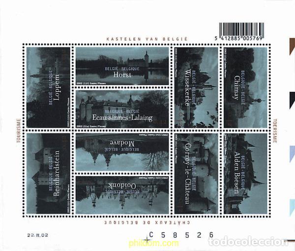 Sellos: 158947 MNH BELGICA 2002 CASTILLOS DE BELGICA