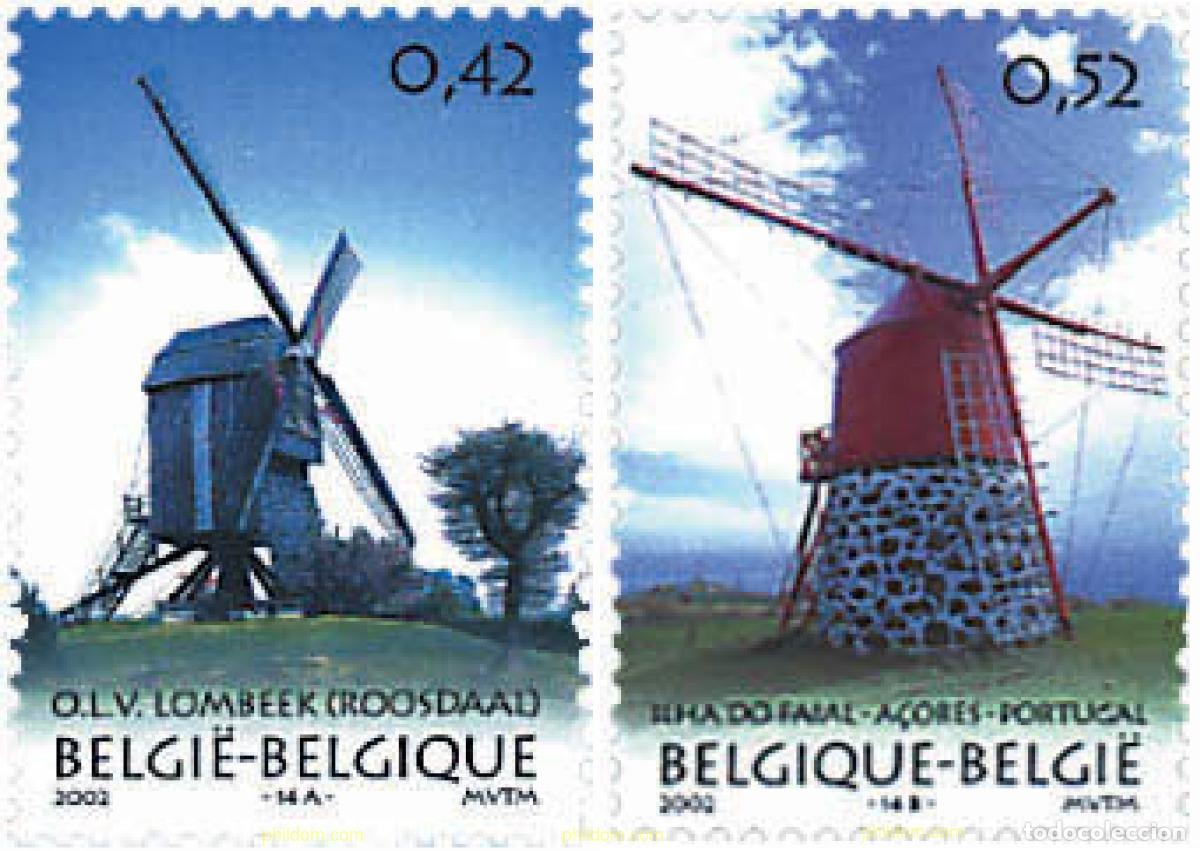 Sellos: 88008 MNH BELGICA 2002 MOLINOS