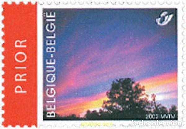 Sellos: 103334 MNH BELGICA 2002 SELLOS DE PESAME