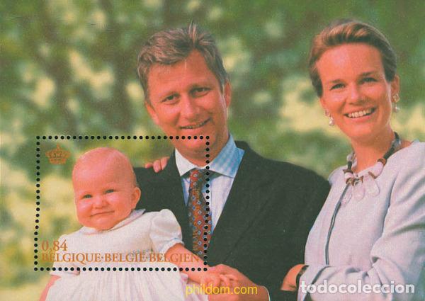 Sellos: 103331 MNH BELGICA 2002 NACIMIENTO DE LA PRINCESA ELISABETH