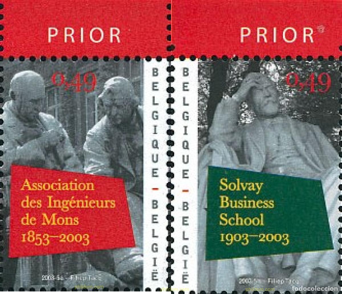 Sellos: 114601 MNH BELGICA 2003 ANIVERSARIOS