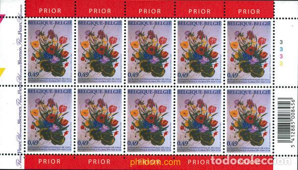 Sellos: 122500 MNH BELGICA 2003 FLORALIES INTERANCIONALES DE LIEJA