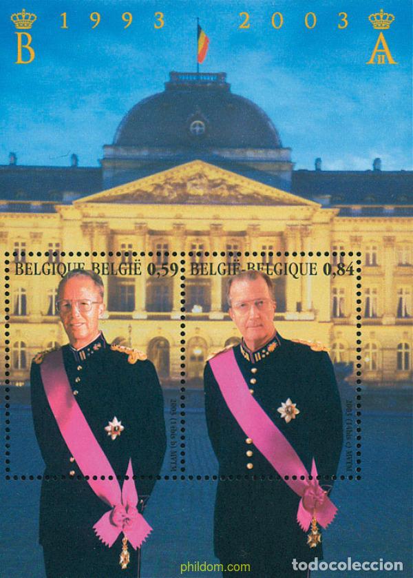Sellos: 131437 MNH BELGICA 2003 HOMENAJE A LOS REYES BALDUINO Y ALBERTO II