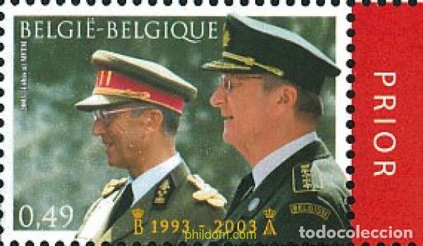 Sellos: 131432 MNH BELGICA 2003 HOMENAJE A LOS REYES BALDUINO Y ALBERTO II