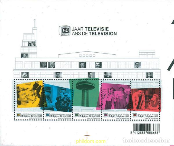 Sellos: 131454 MNH BELGICA 2003 50 ANIVERSARIO DE LA TELEVISION