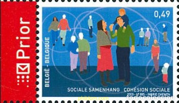Sellos: 131465 MNH BELGICA 2003 COHESION SOCIAL