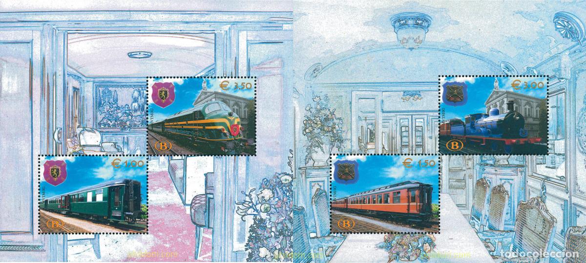 Sellos: 131450 MNH BELGICA 2003 TRENES REALES
