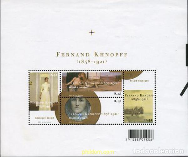 Sellos: 139517 MNH BELGICA 2004 HOMENAJE A FERNAND KHNOPF