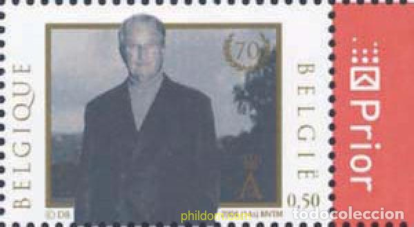 Sellos: 139515 MNH BELGICA 2004 70 ANIVERSARIO DEL NACIMIENTO DEL REY ALBERTO II