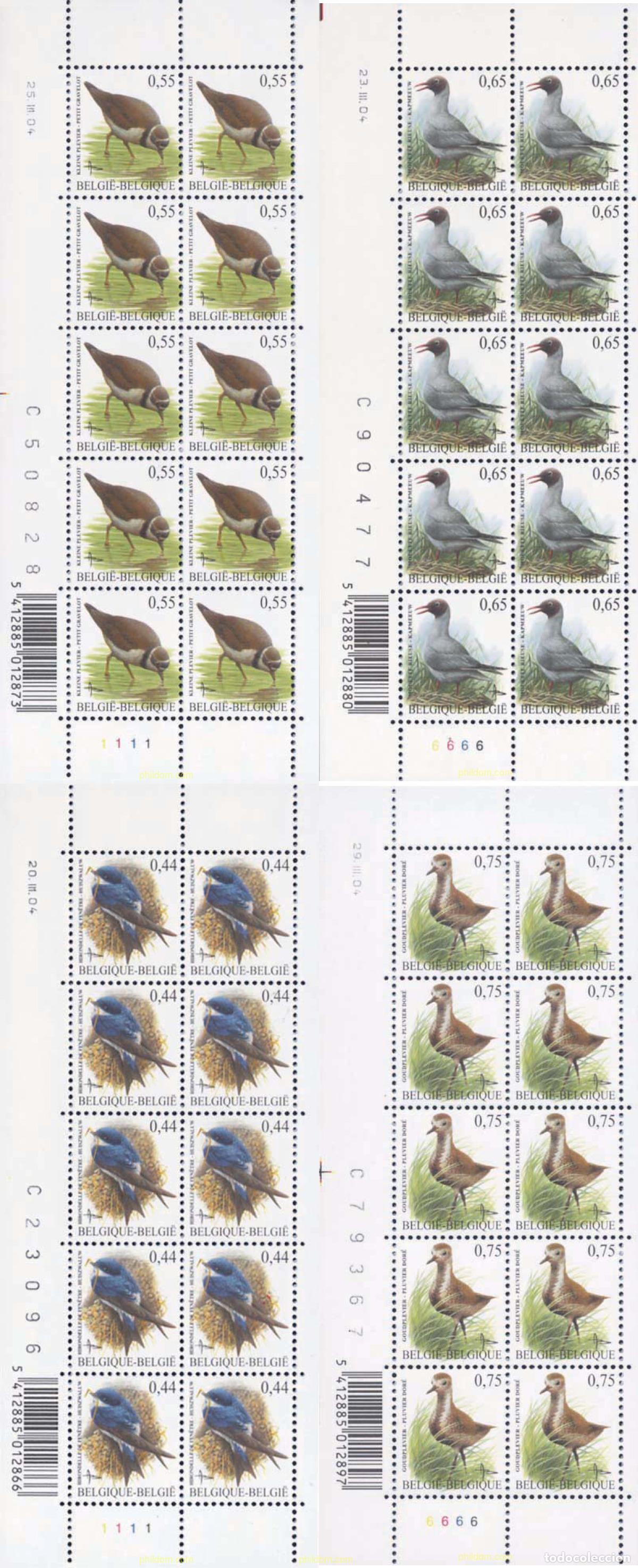 Sellos: 139502 MNH BELGICA 2004 AVES