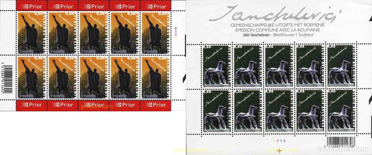 Sellos: 148406 MNH BELGICA 2004 10 ANIVERSARIO DE LA MUERTE DE IDEL IANCHELEVICI