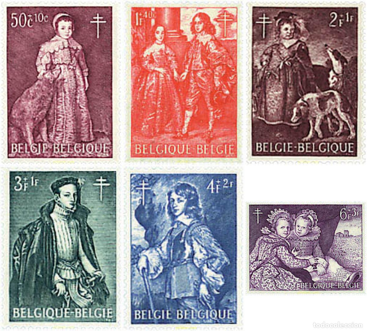 Sellos: 84225 MNH BELGICA 1964 ANTITUBERCULOSIS. PINTURAS