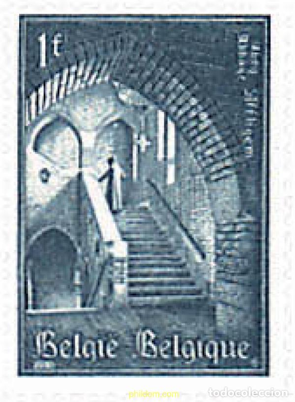 Sellos: 83975 MNH BELGICA 1965 350 ANIVERSARIO DE LA RECONSTRUCCION DE LA ABADIA DE AFFLIGEM