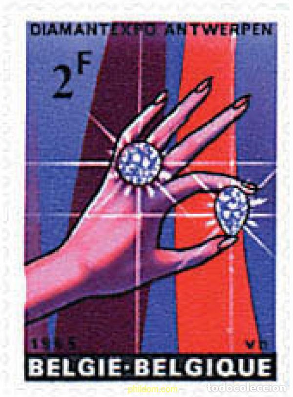 Sellos: 87297 MNH BELGICA 1965 DIAMANTEXPO EN AMBERES